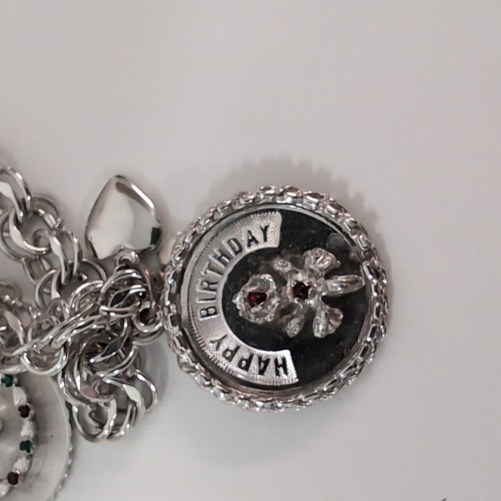 Vintage Elco Charm Bracelet With Charms - Picture 7 of 8